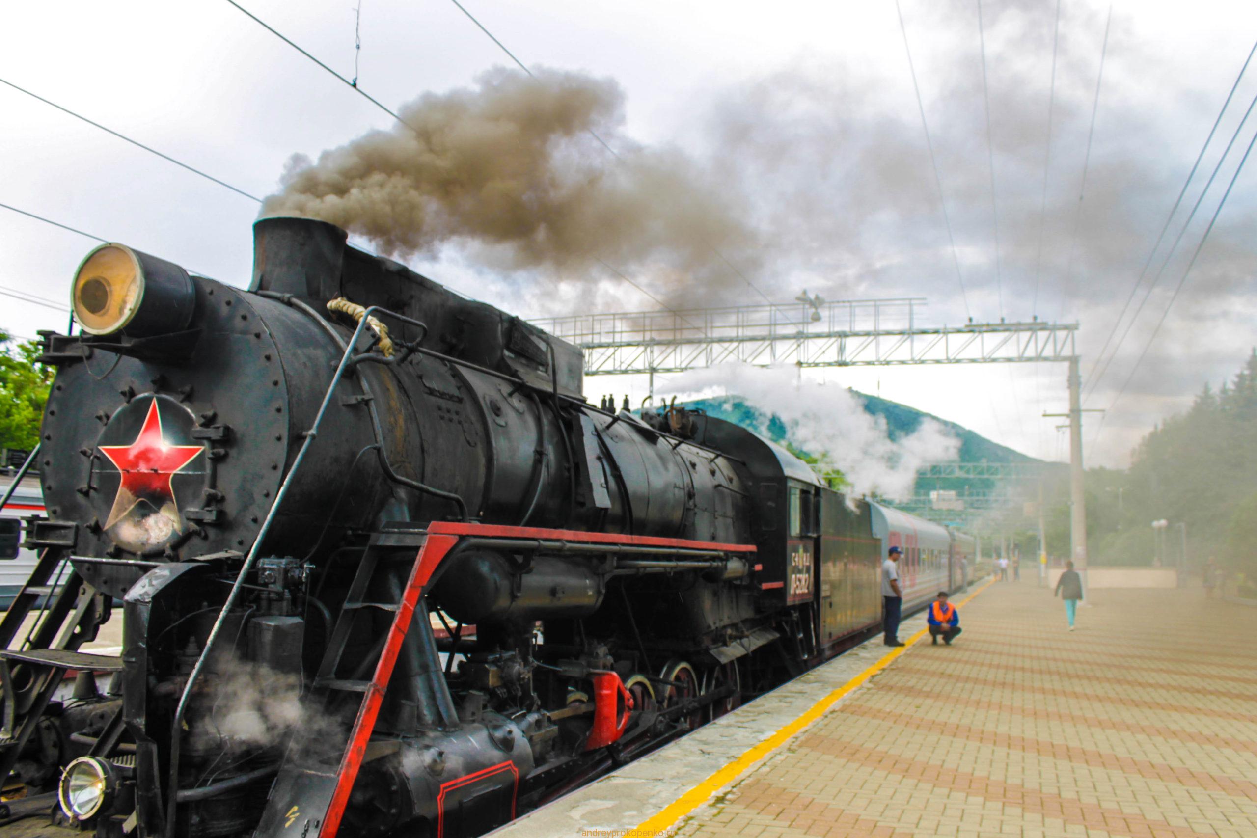 Ретропоезд в Пятигорске