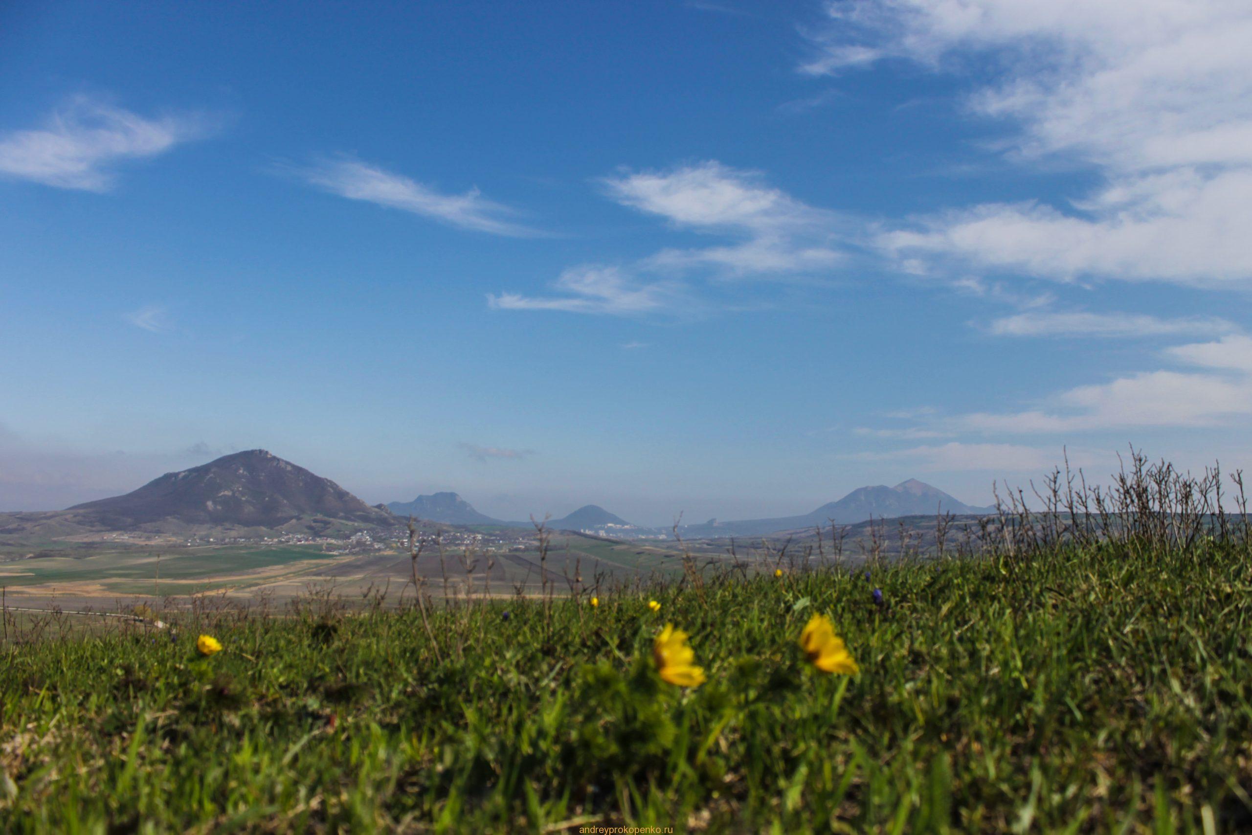 Гора Верблюд. Шикарный вид на окрестности КМВ