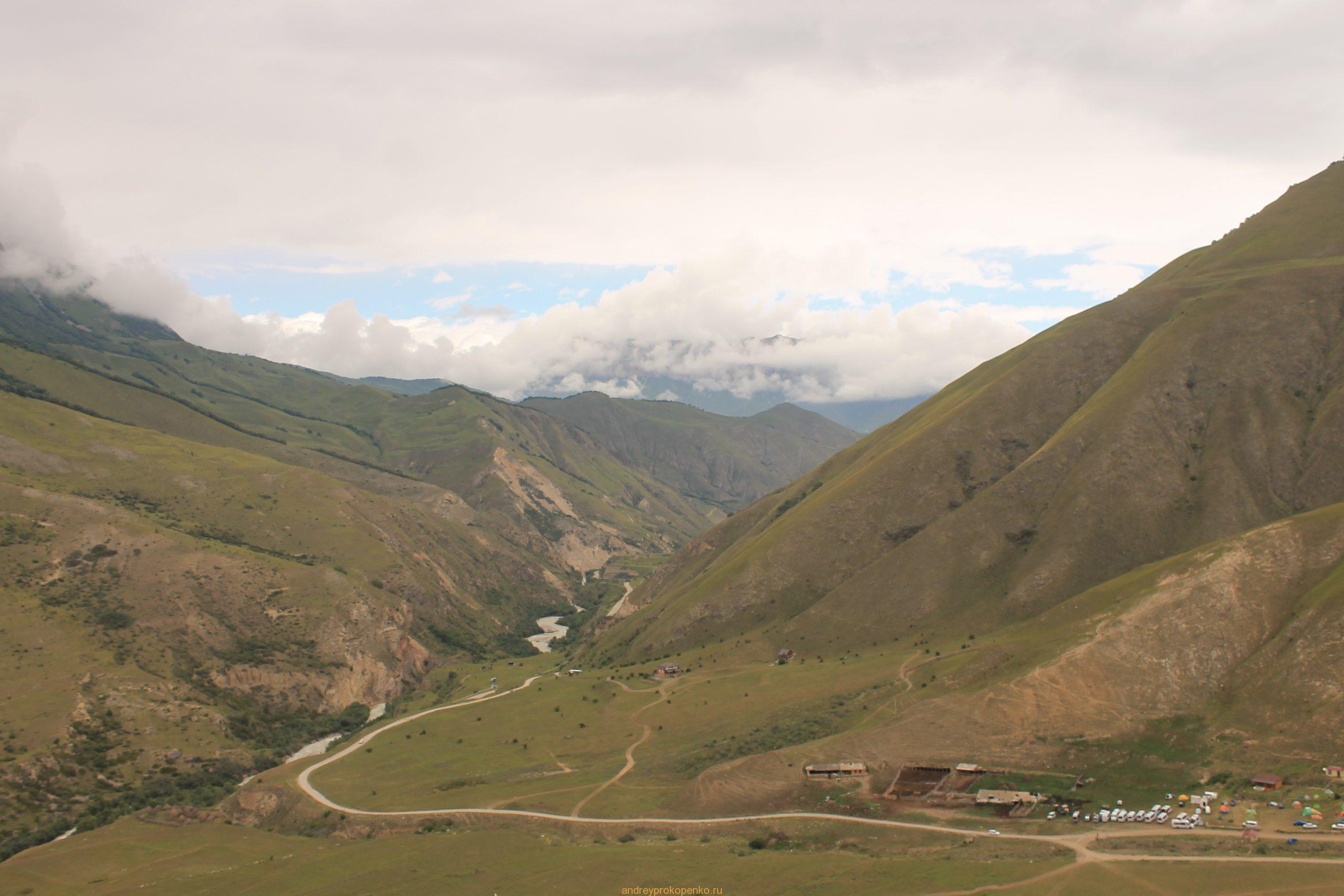 База Флайчегем с горы Чегем