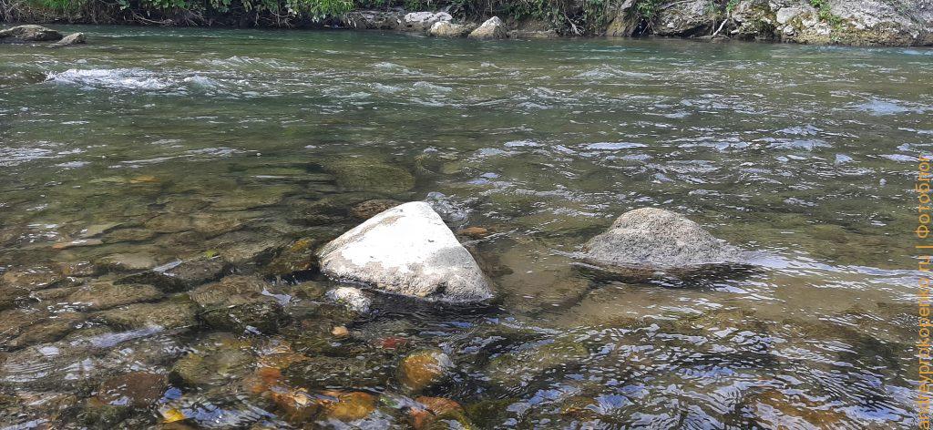 Осенняя прогулка около горной реки Подкумок в Пятигорске