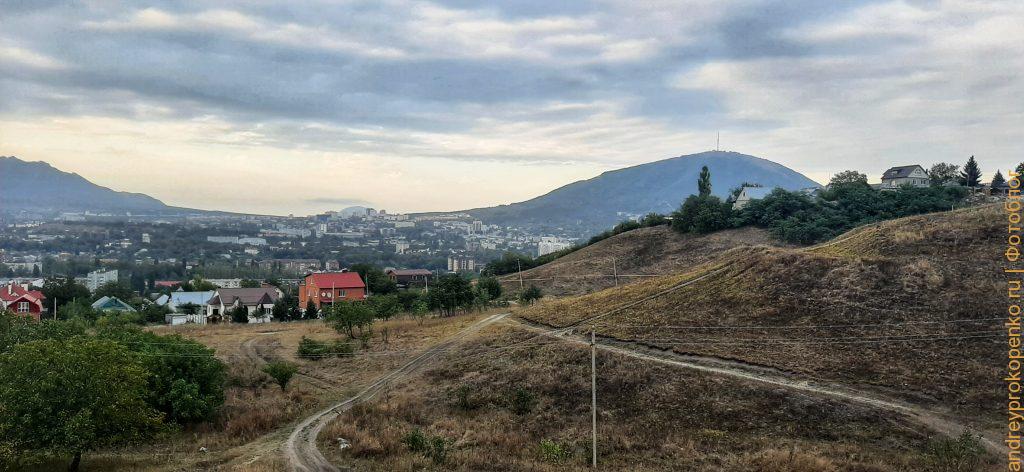 Пылевой закат в Пятигорске