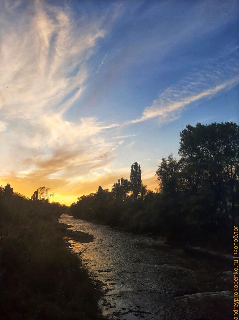 Ещё один яркий закат в Пятигорске