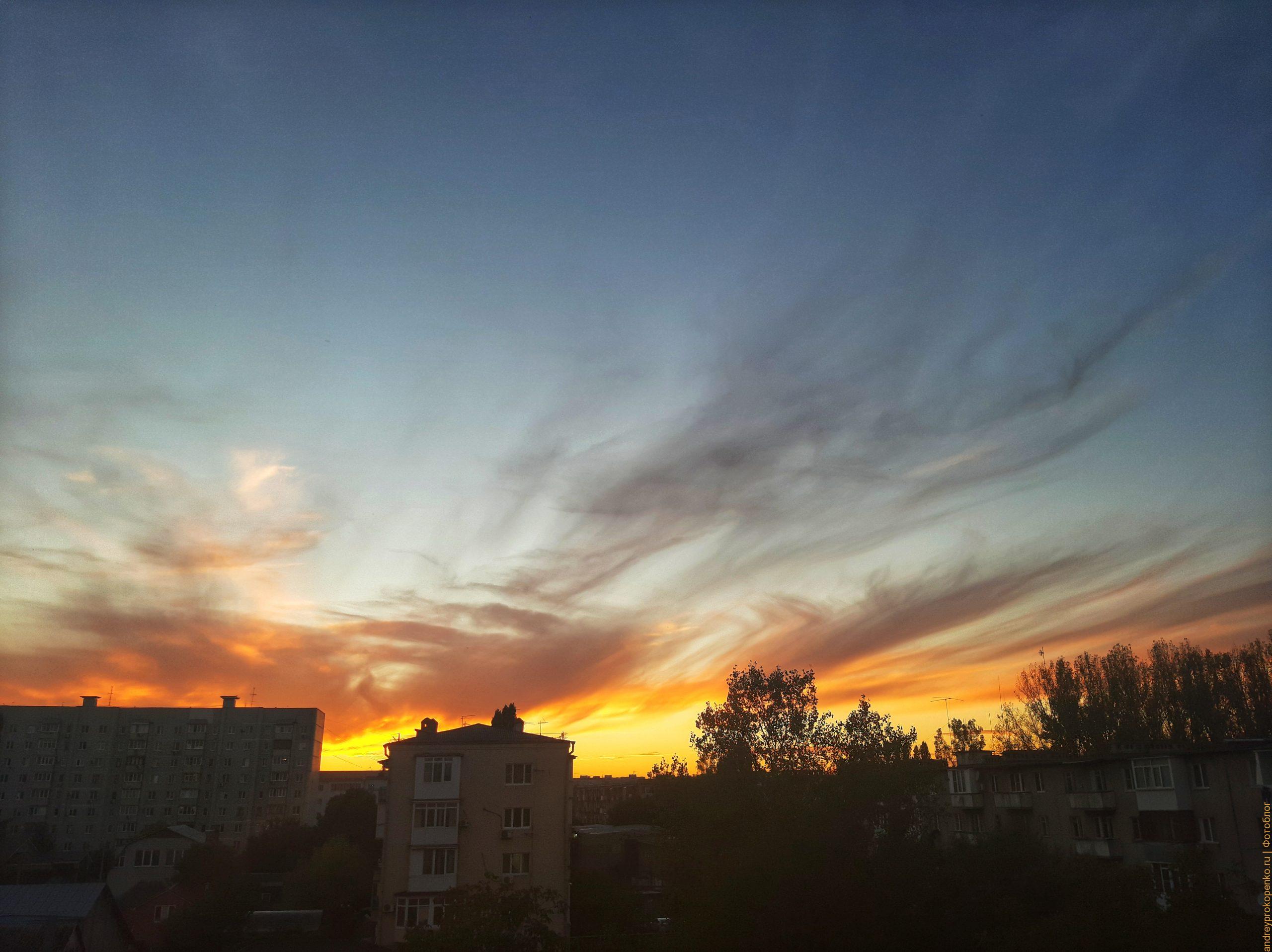 Ещё один яркий закат в Пятигорске