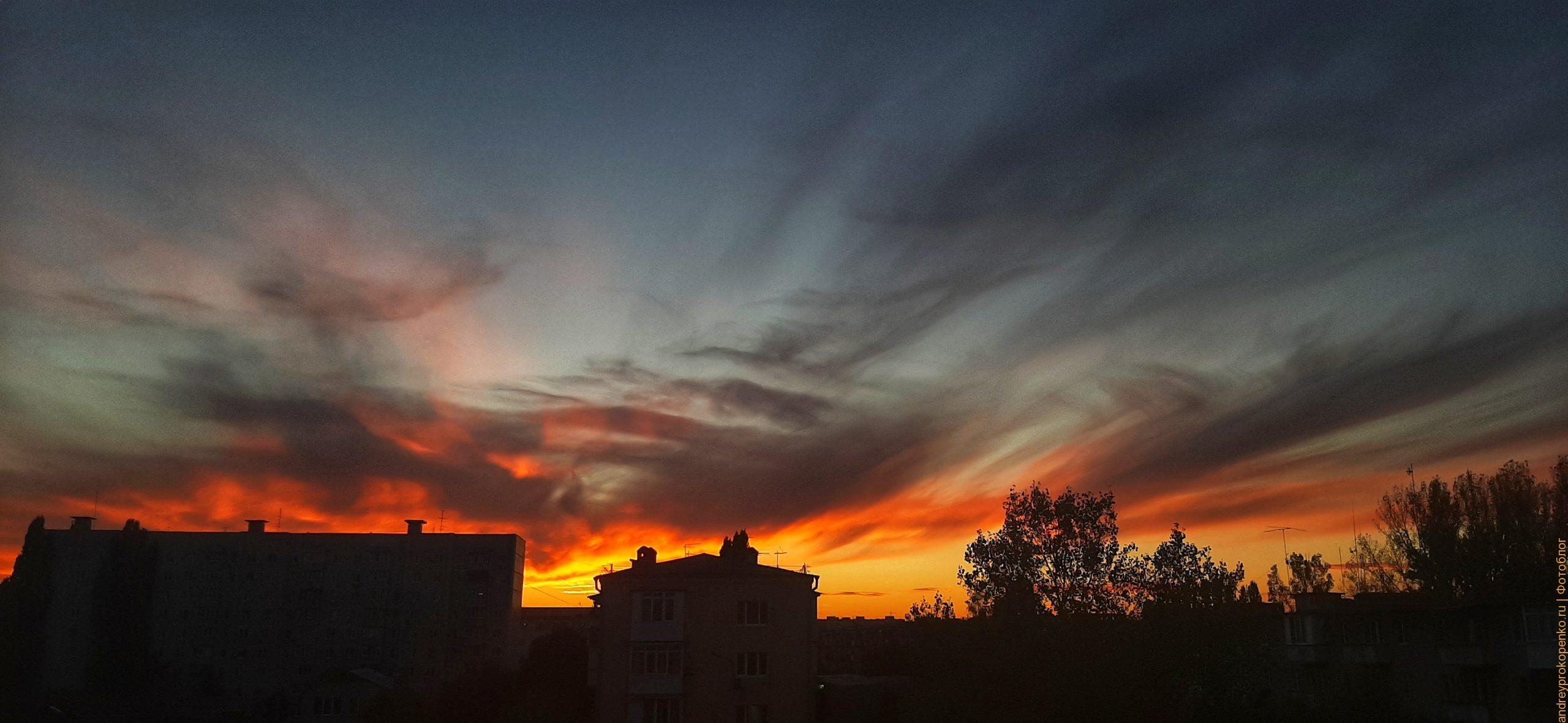 Ещё один яркий закат в Пятигорске