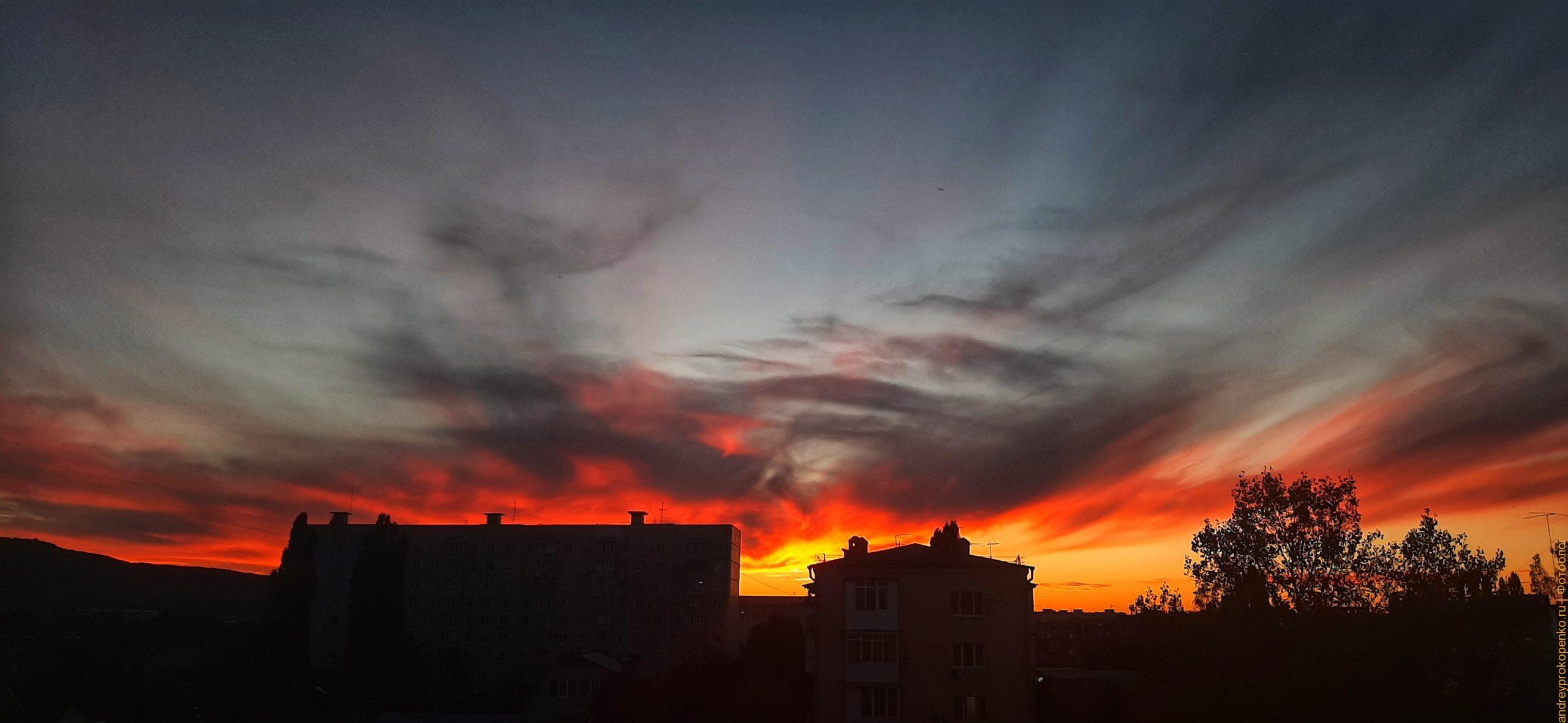 Ещё один яркий закат в Пятигорске
