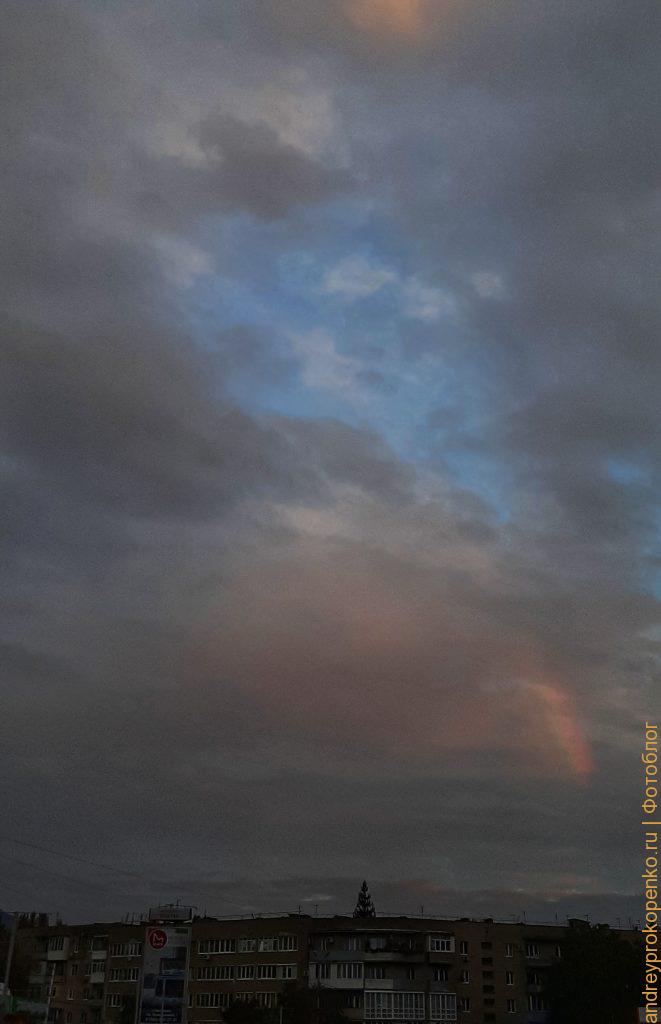 Закат и радуга в Пятигорске