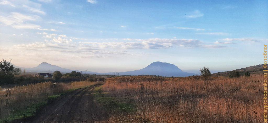 Рыбалка и закат с видом на горы региона КМВ