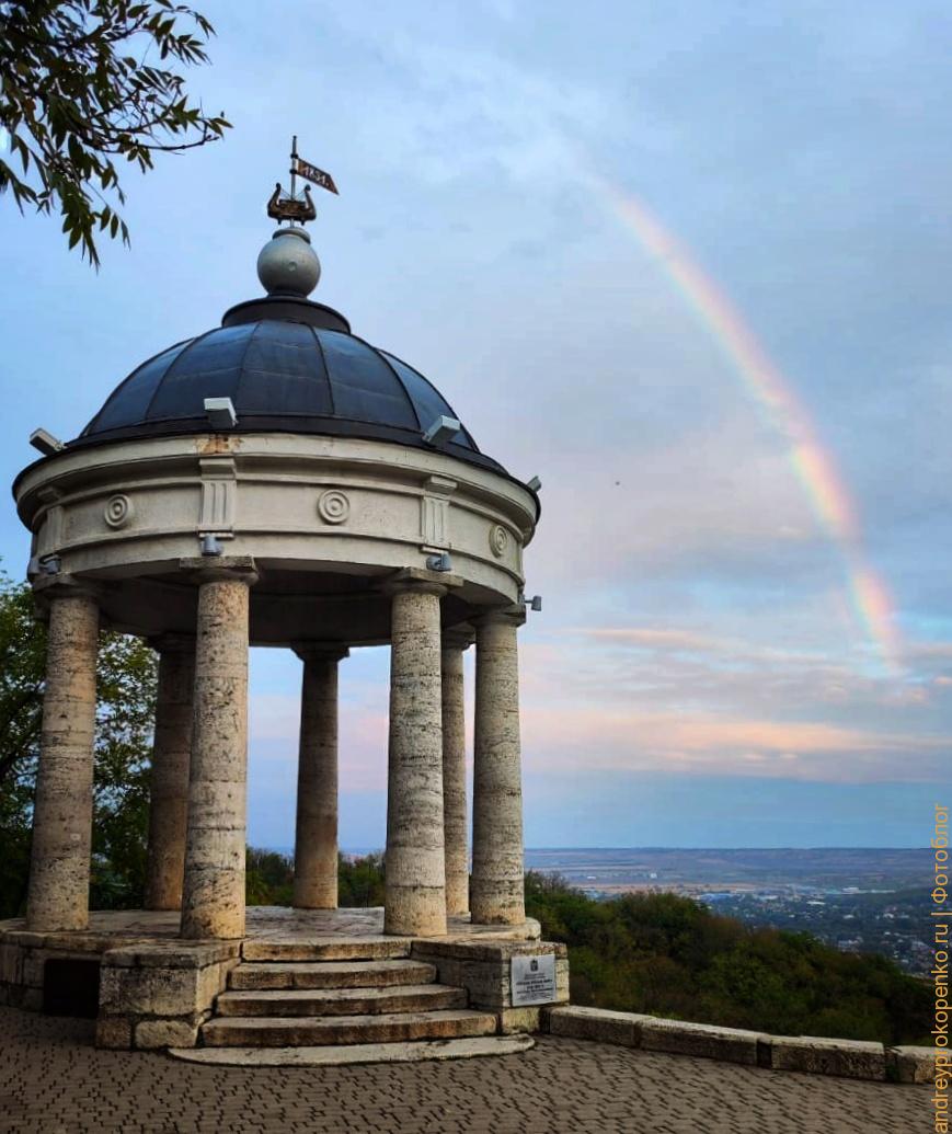 Закат и радуга в Пятигорске