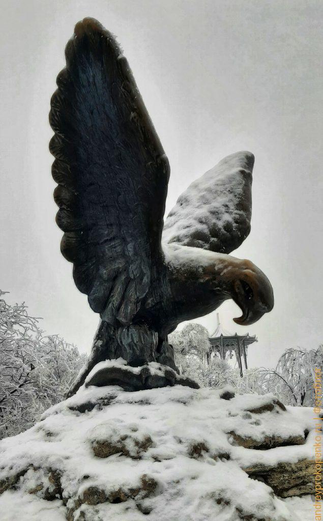 Зимняя красота в Пятигорске. Парк Цветник