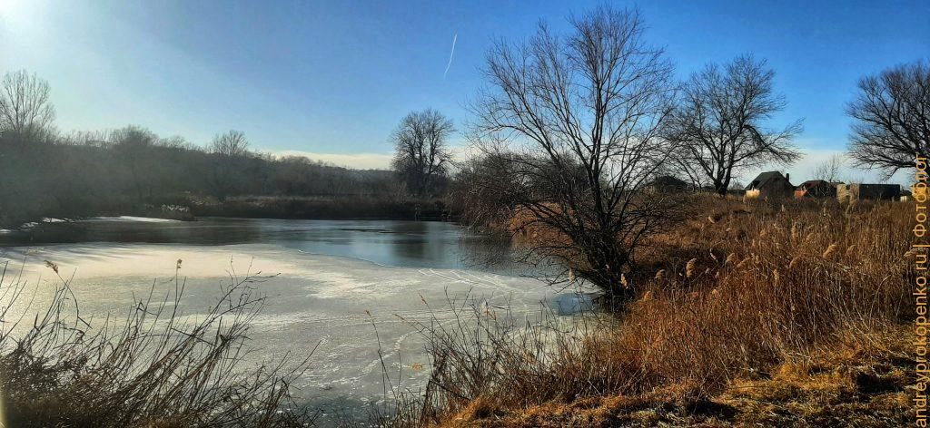 Лёд на Новопятигорском озере