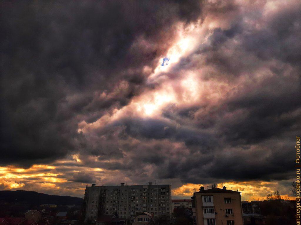 Необычный закат в Пятигорске