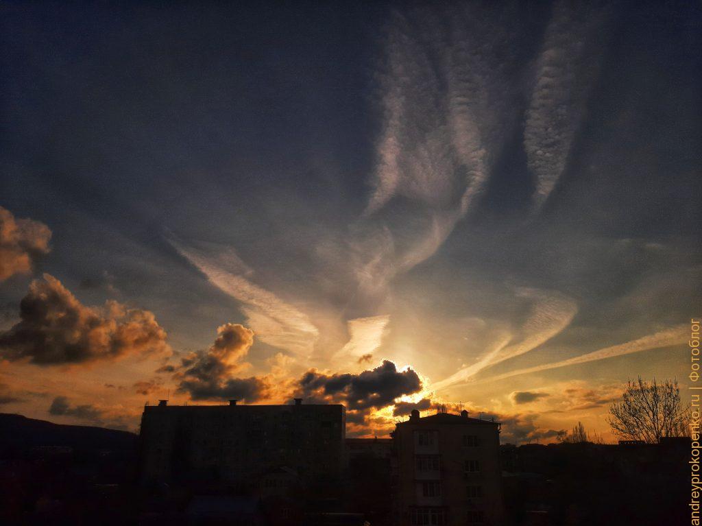 Необычный закат в Пятигорске