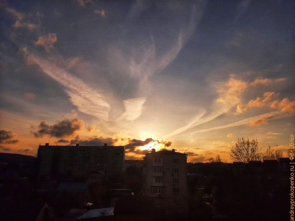 Необычный закат в Пятигорске