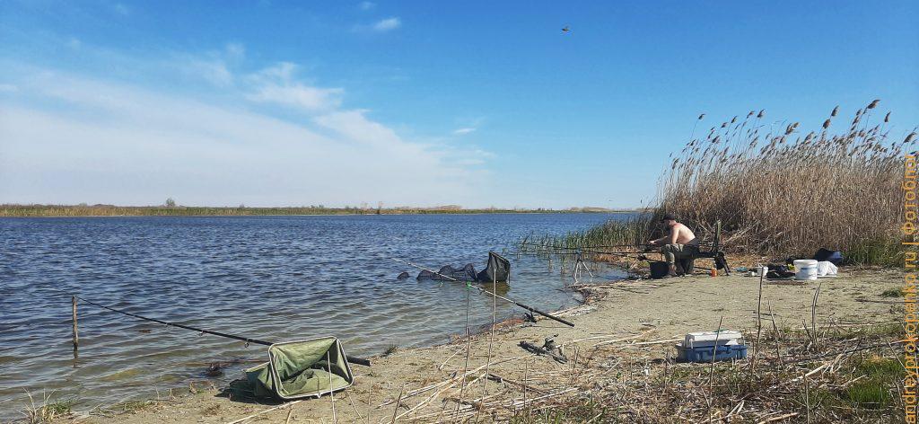 Весенняя рыбалка в Калмыкии. Магойский банк