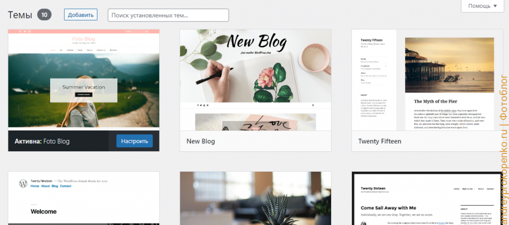 Свой сайт для бизнеса. Настройка Wordpress. Установка шаблона. ч.3