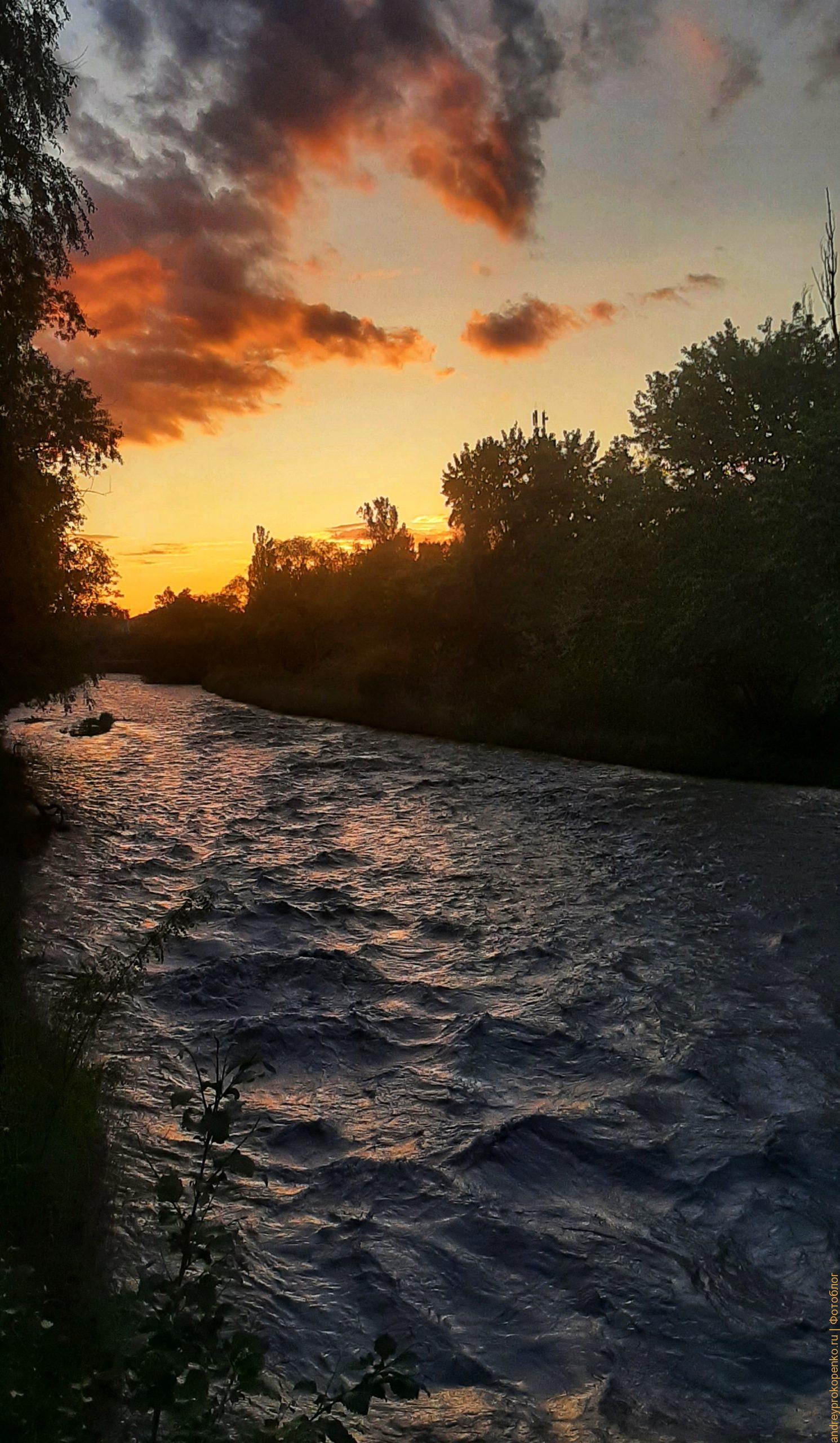 Закат в Пятигорске на реке Подкумок / фото дня