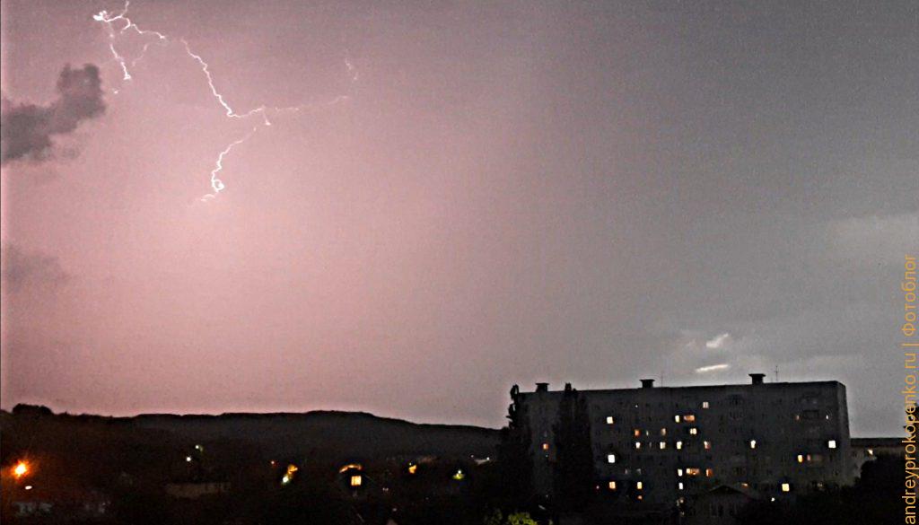 Сильнейшая гроза в регионе КМВ