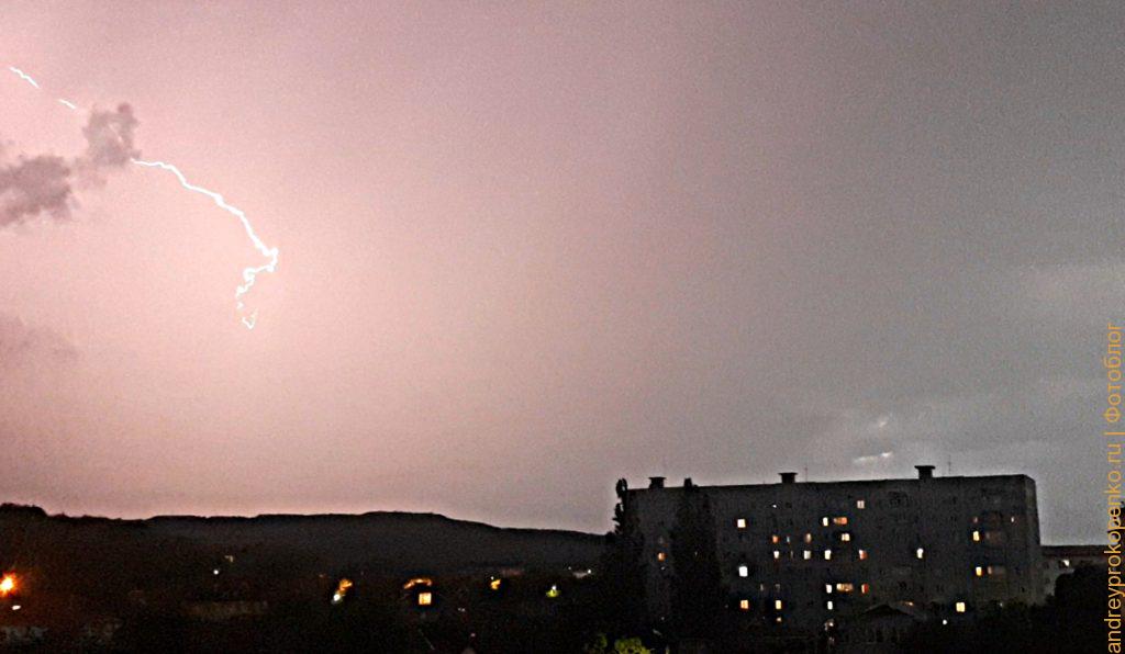 Сильнейшая гроза в регионе КМВ