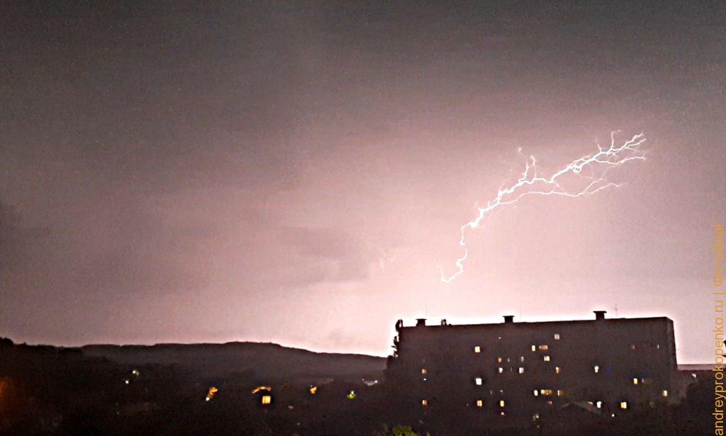 Сильнейшая гроза в регионе КМВ