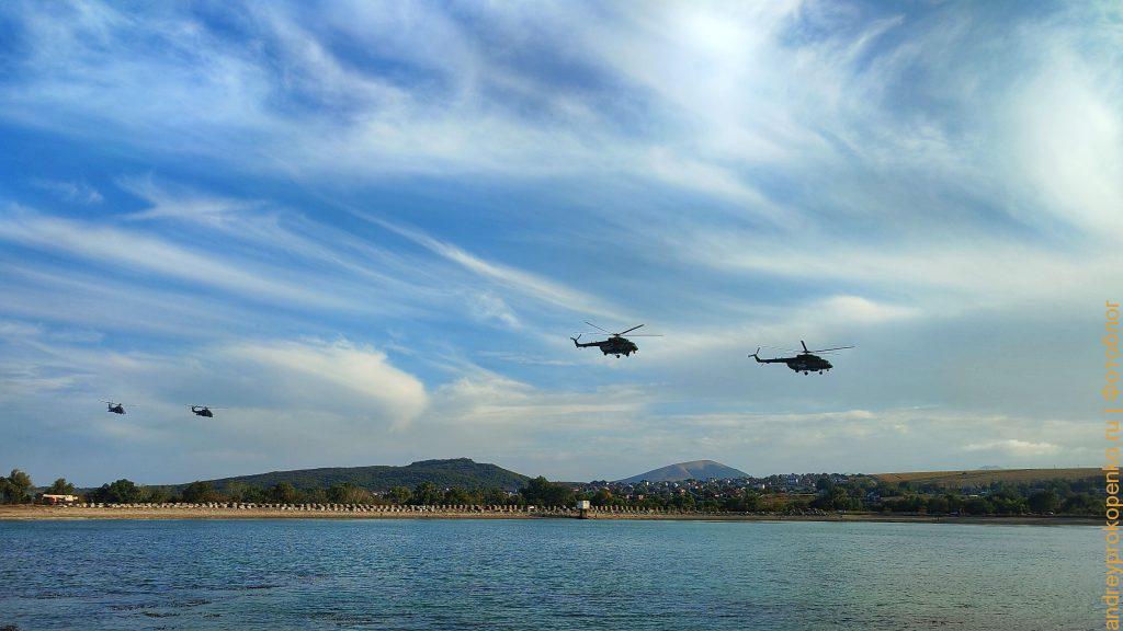 Боевые вертолеты над Пятигорском