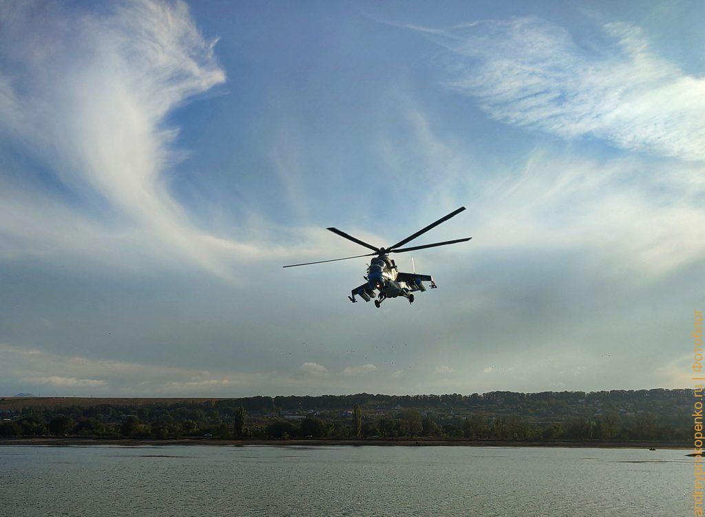 Боевые вертолеты над Пятигорском