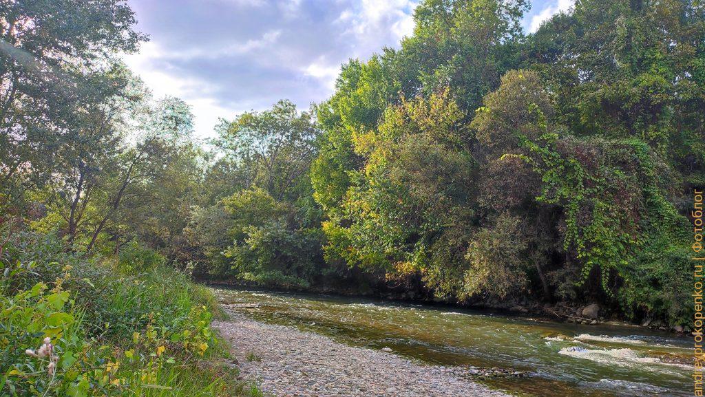Осенняя прогулка по берегу Подкумка в Пятигорске