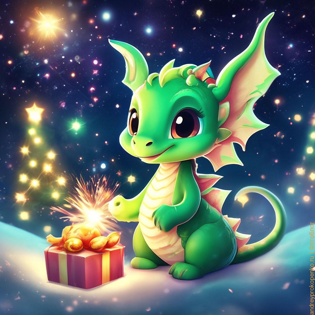 Картинки с дракончиками для поздравительных открыток скачать бесплатно
