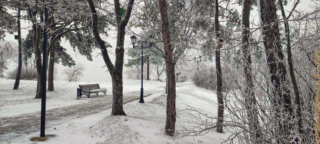 Зимняя красота в Пятигорске
