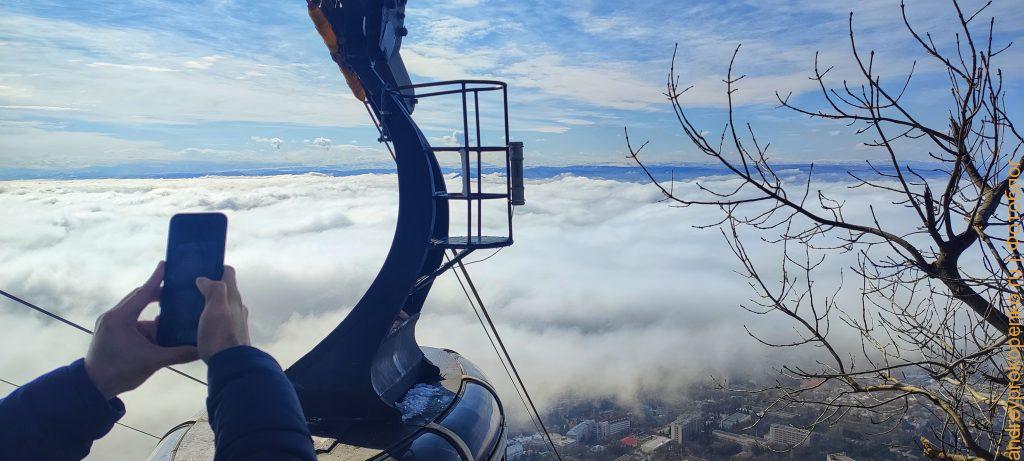 Зимний Пятигорск. Подъём на гору Машук