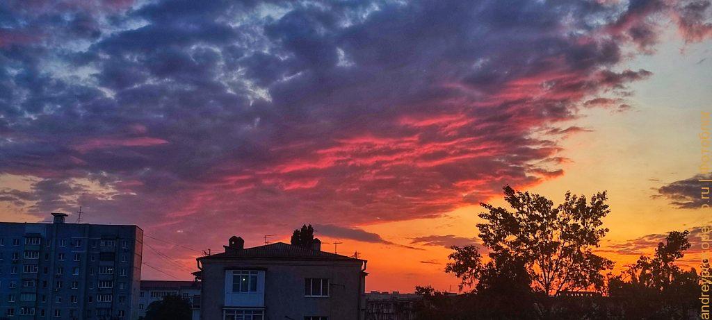 Яркий закат в Пятигорске / фото дня