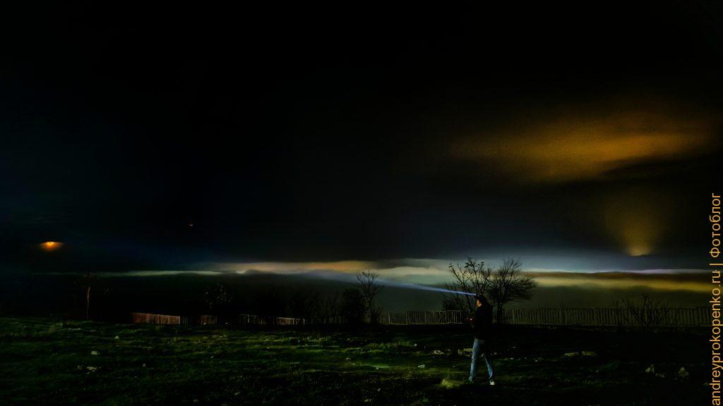 Ночной туман в Пятигорске