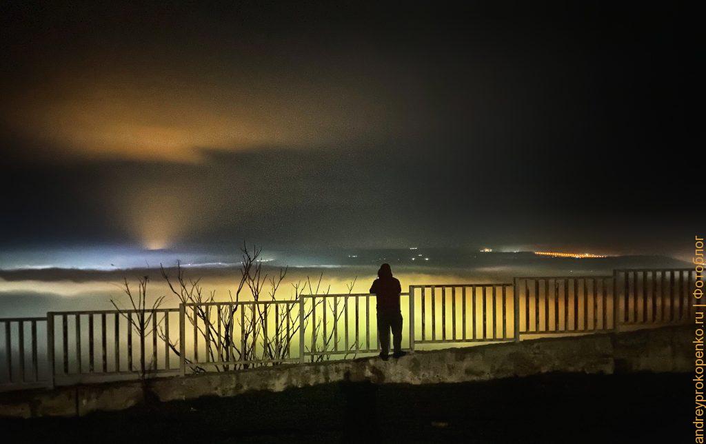 Ночной туман в Пятигорске